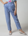 WOVEN CARROT PANTS B