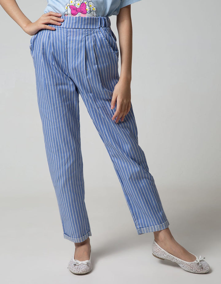 WOVEN CARROT PANTS B
