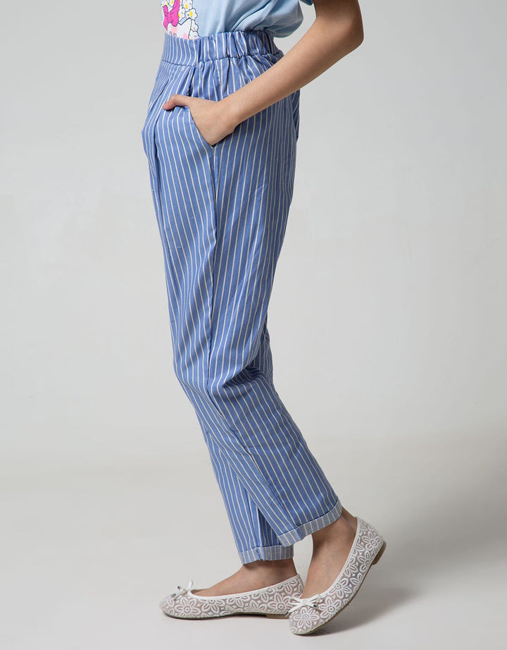 WOVEN CARROT PANTS B