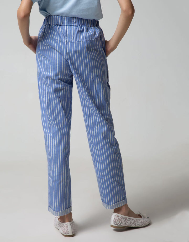 WOVEN CARROT PANTS B