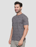 Nevada Round Neck Full Print Kaos Lengan Pendek Pria