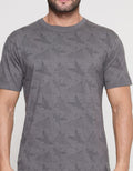 Nevada Round Neck Full Print Kaos Lengan Pendek Pria