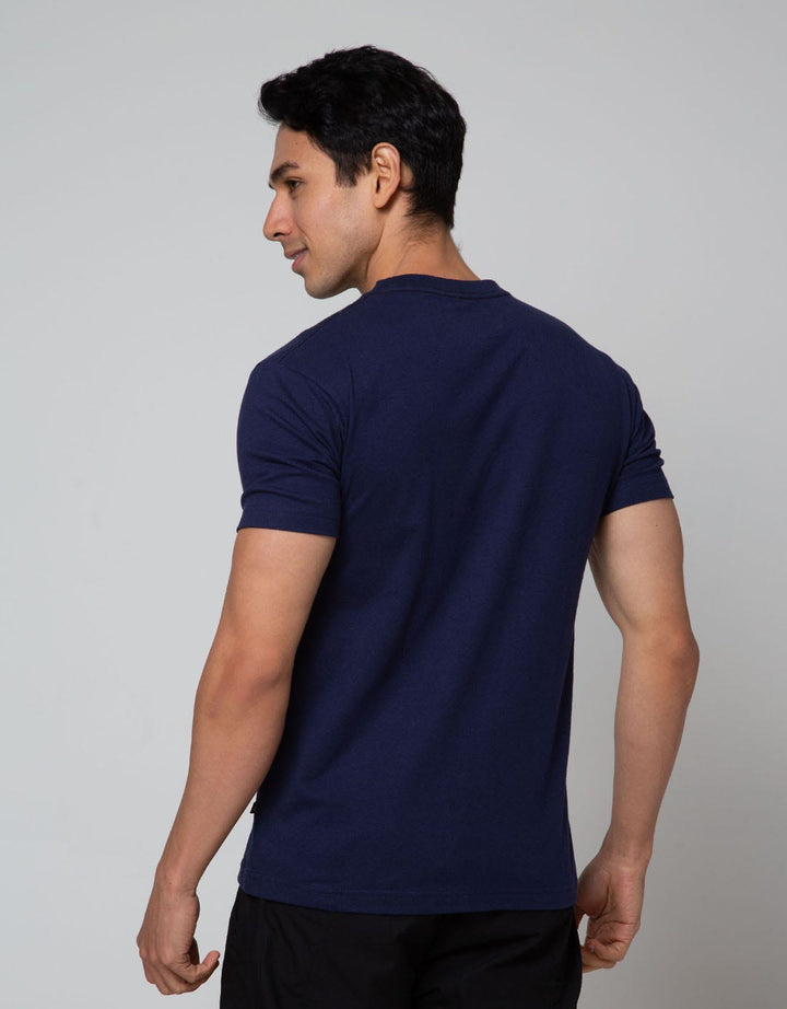 Nevada Neck Full Print Kaos Pria