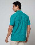 Nevada Polo Fashion Pique Print Coconut