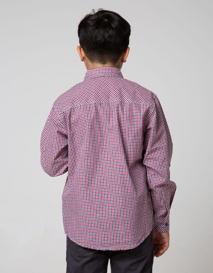 LS YARNDYE CHECK RED