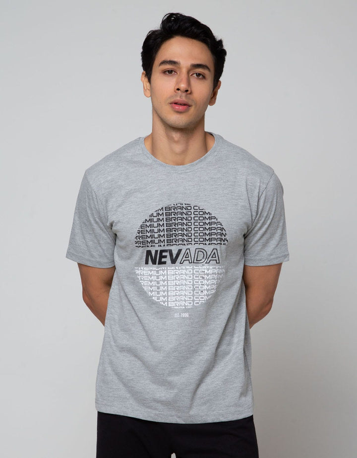 Nevada Short Sleeve T-Shirt Regular Print Bulat