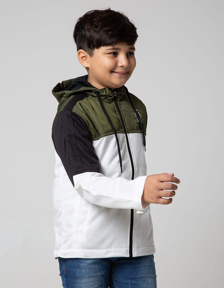 KNITTING HOODY JACKET