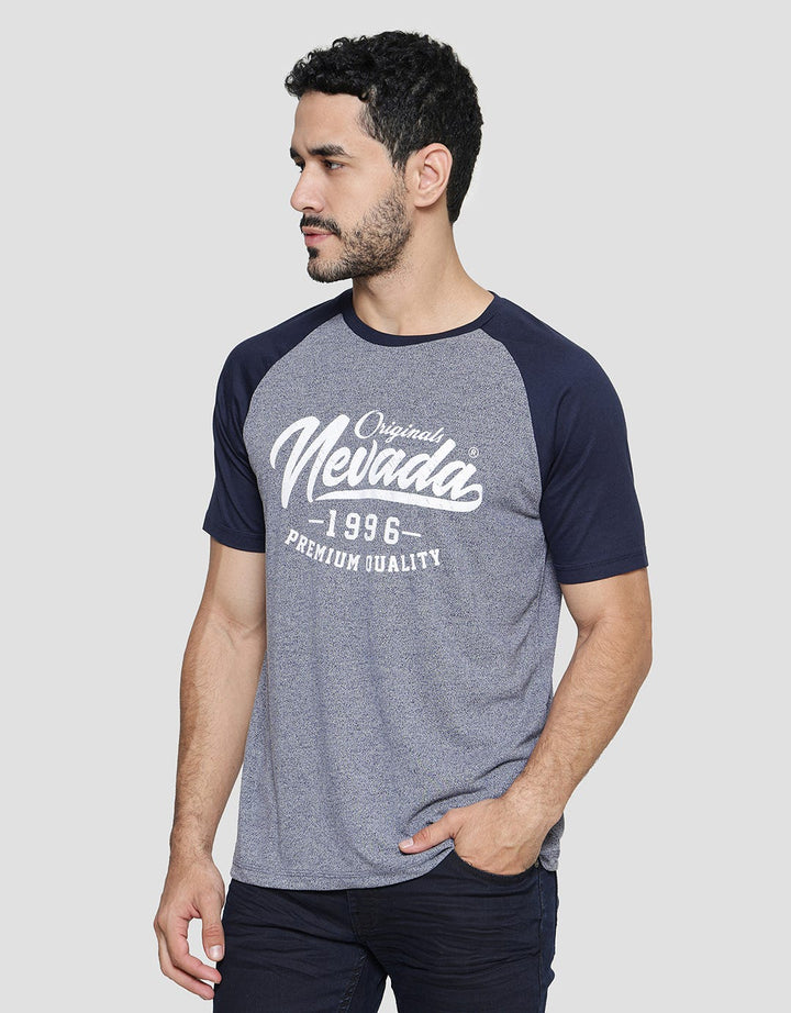 Nevada Raglan Kaos Lengan Pendek Pria