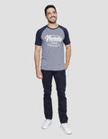 Nevada Raglan Kaos Lengan Pendek Pria