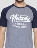 Nevada Raglan Kaos Lengan Pendek Pria