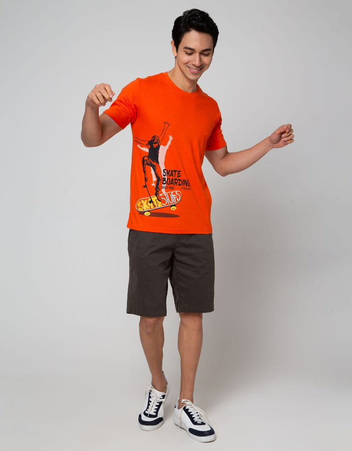 T Zone Short Sleeve T-Shirt Print Sport Coll - Skate