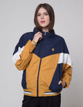 Nevada Tricolor Up Collar Jaket Wanita