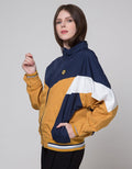 Nevada Tricolor Up Collar Jaket Wanita