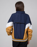 Nevada Tricolor Up Collar Jaket Wanita