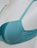 St. Yves With Lace Teal Bra 3/4