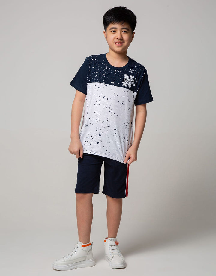 CROP KNIT SIDE BLOCK