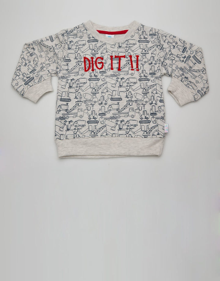 Pipiniko Full Print Sweater