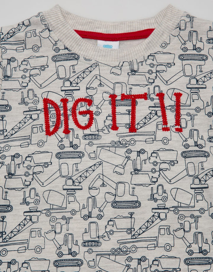 Pipiniko Full Print Sweater