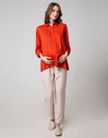 3/4 SHIRT SOLID RY W