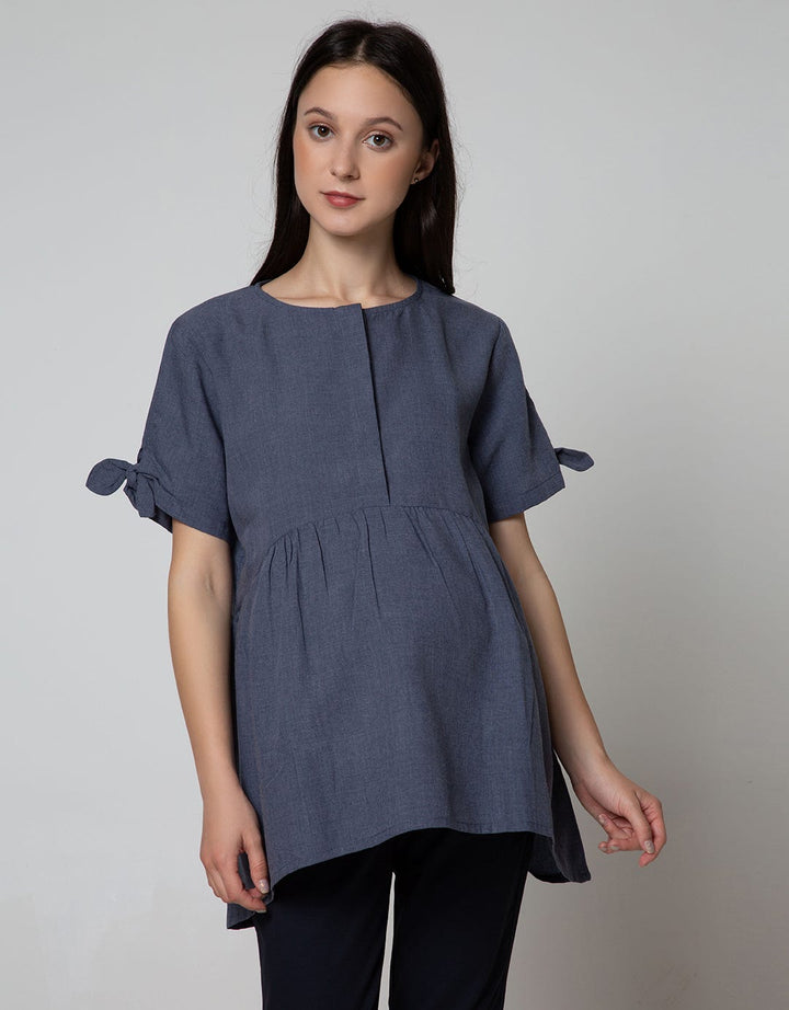 S/S TOP CHAMBRAY 2TN