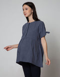 S/S TOP CHAMBRAY 2TN