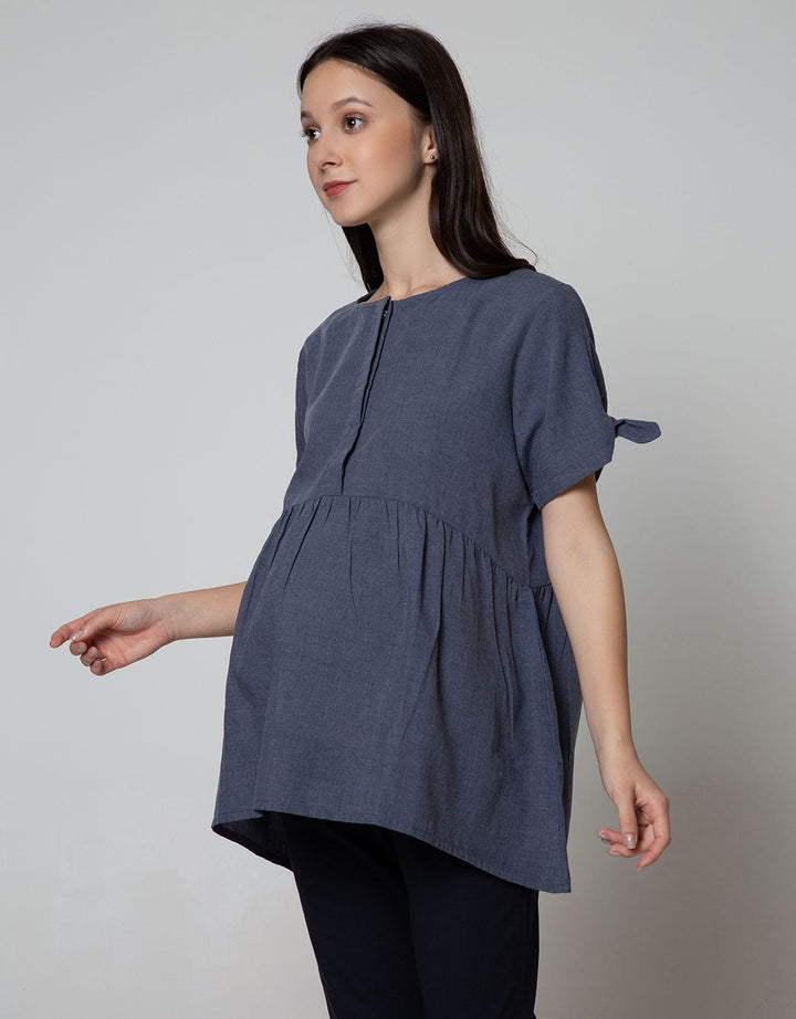 S/S TOP CHAMBRAY 2TN