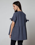 S/S TOP CHAMBRAY 2TN