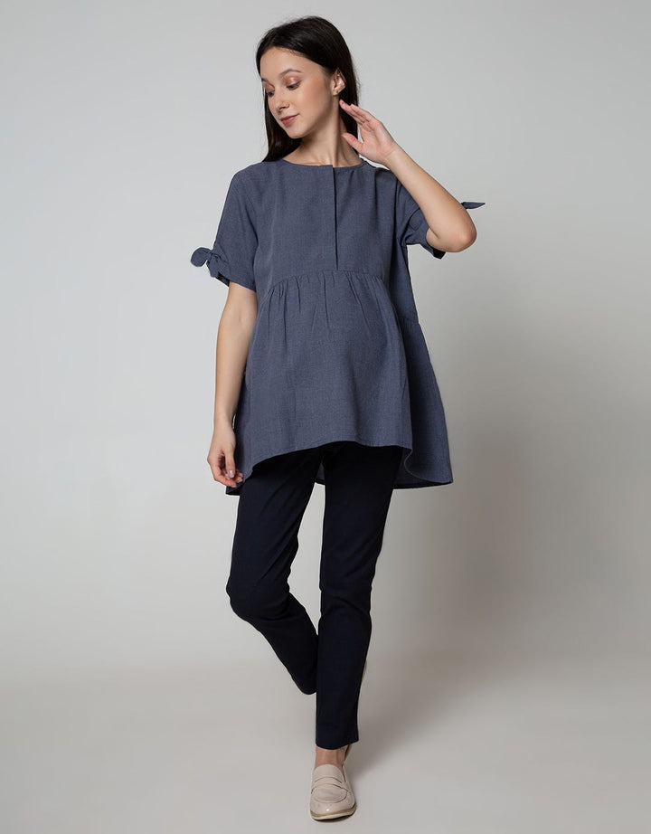 S/S TOP CHAMBRAY 2TN