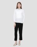 Connexion Crepe Rib Blouse Wanita