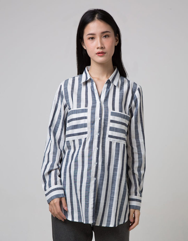 LS YD COTT SLUB STRI