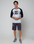 Nevada Logo In Men's Raglan T-Shirt