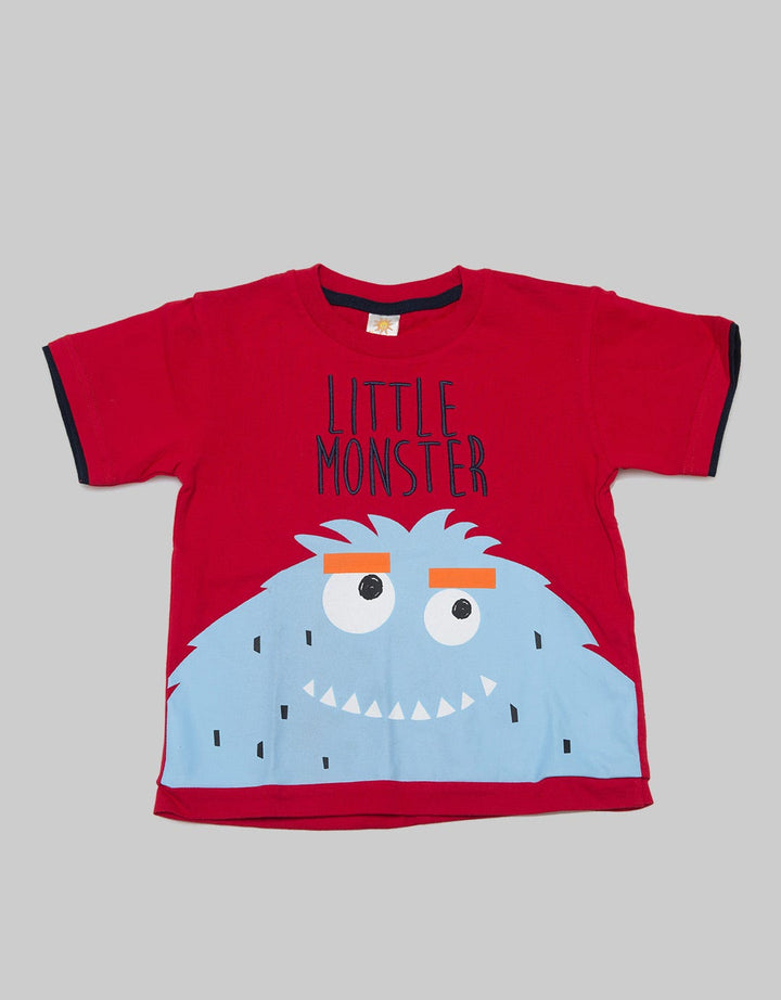 Little M Short Sleeve T-Shirt Monster