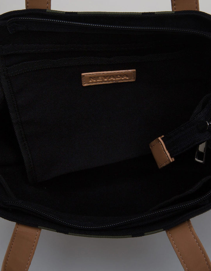 Nevada Two Tone Pearce Handbag Wanita