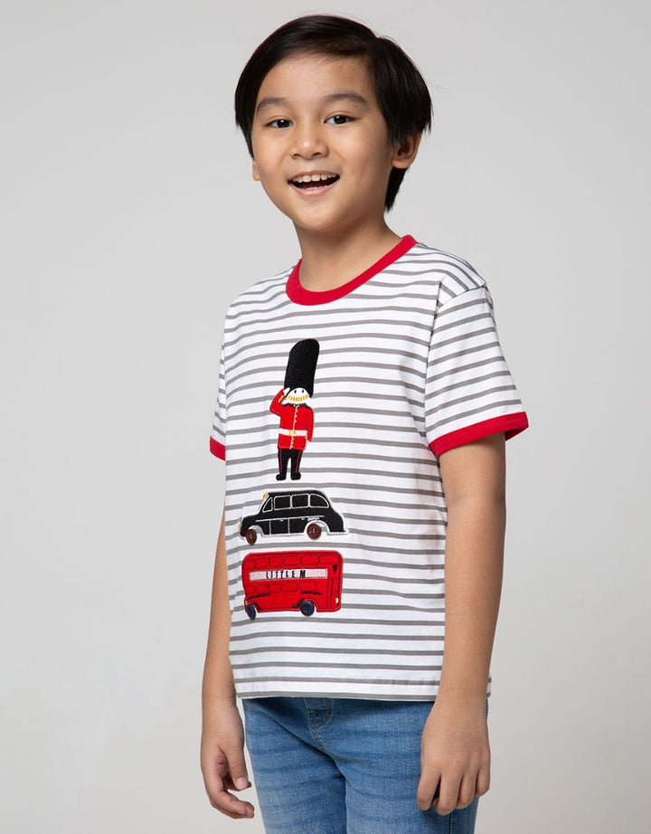 SS T-SHIRT STRIPE LO