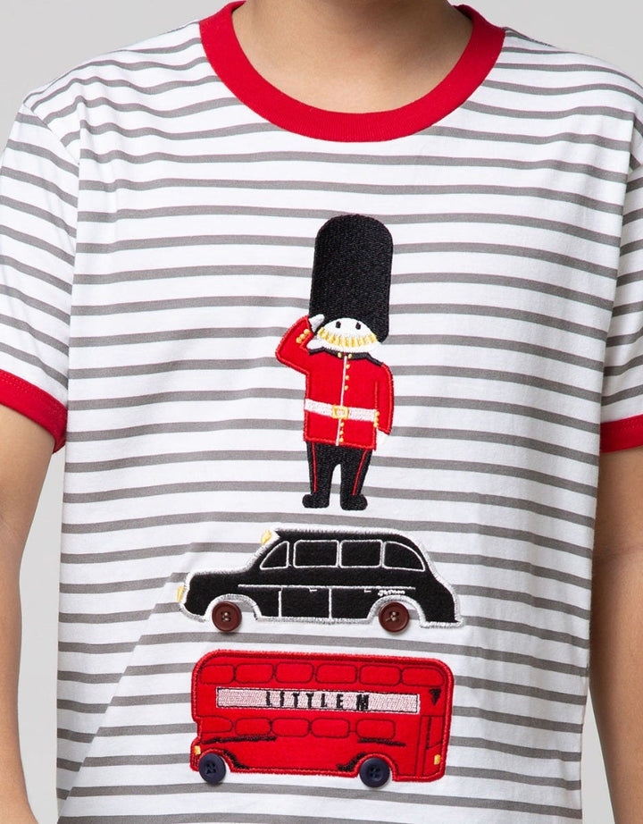 SS T-SHIRT STRIPE LO