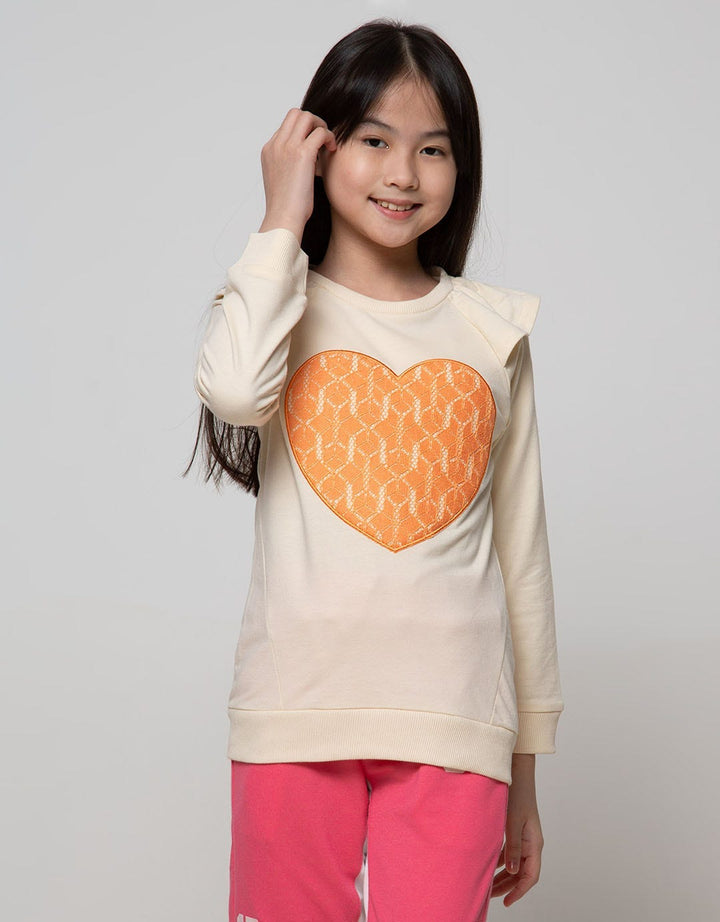 SWEATSHIRT HEART WIT