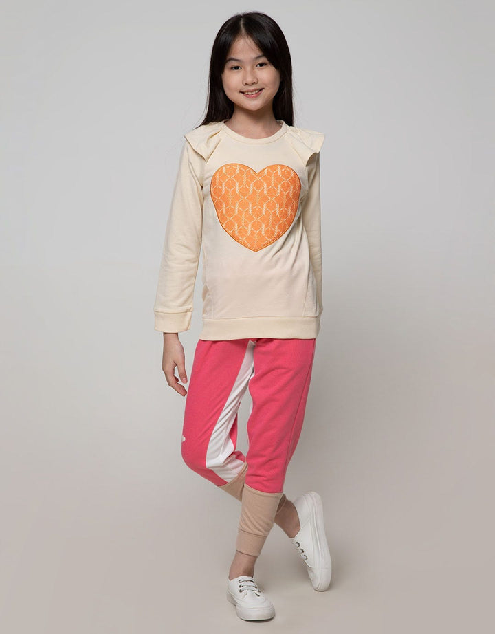 SWEATSHIRT HEART WIT