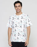 T Zone Summer Print Kaos Lengan Pendek Pria