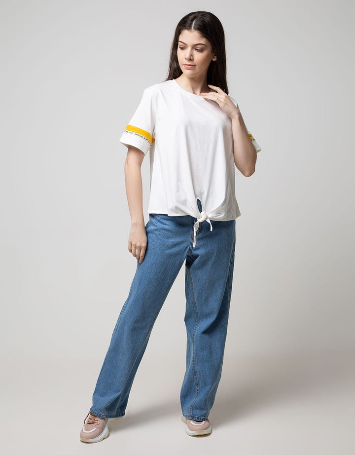 SS T-SHIRT TIE FRONT