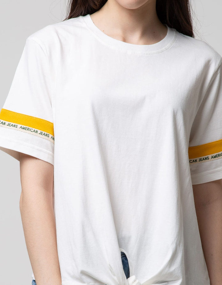 SS T-SHIRT TIE FRONT