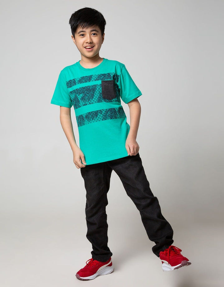 SS TSHIRT LEAVES WIT