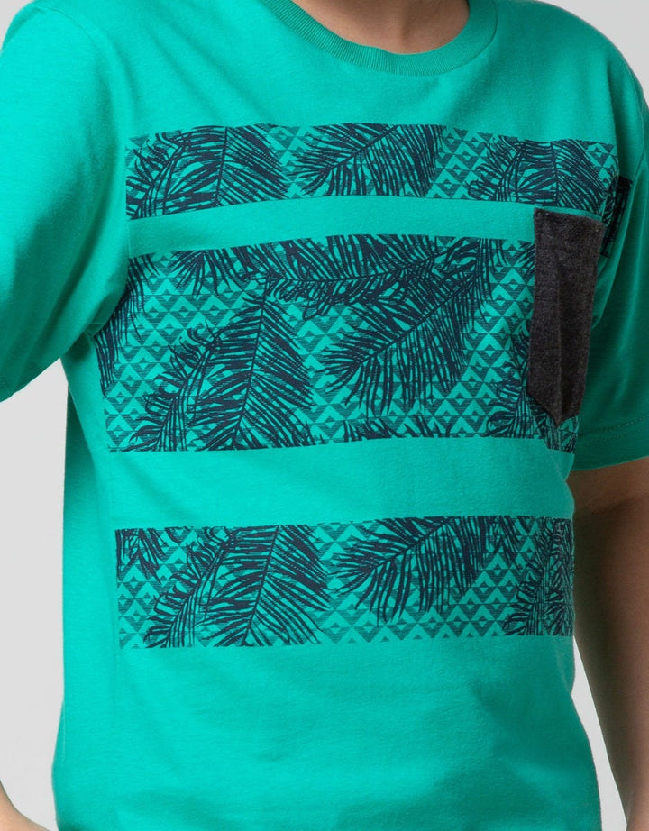 SS TSHIRT LEAVES WIT