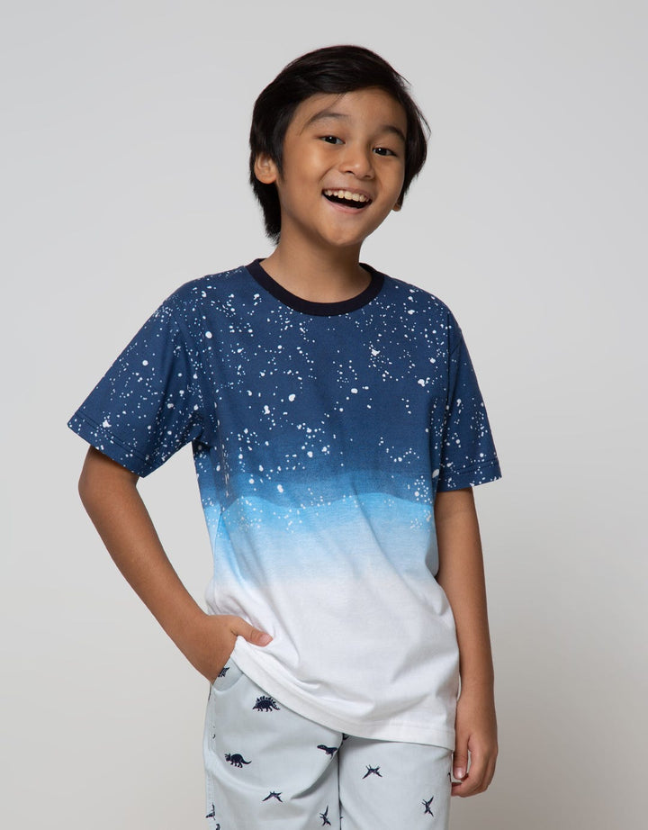 SS TSHIRT SPALSH GRA