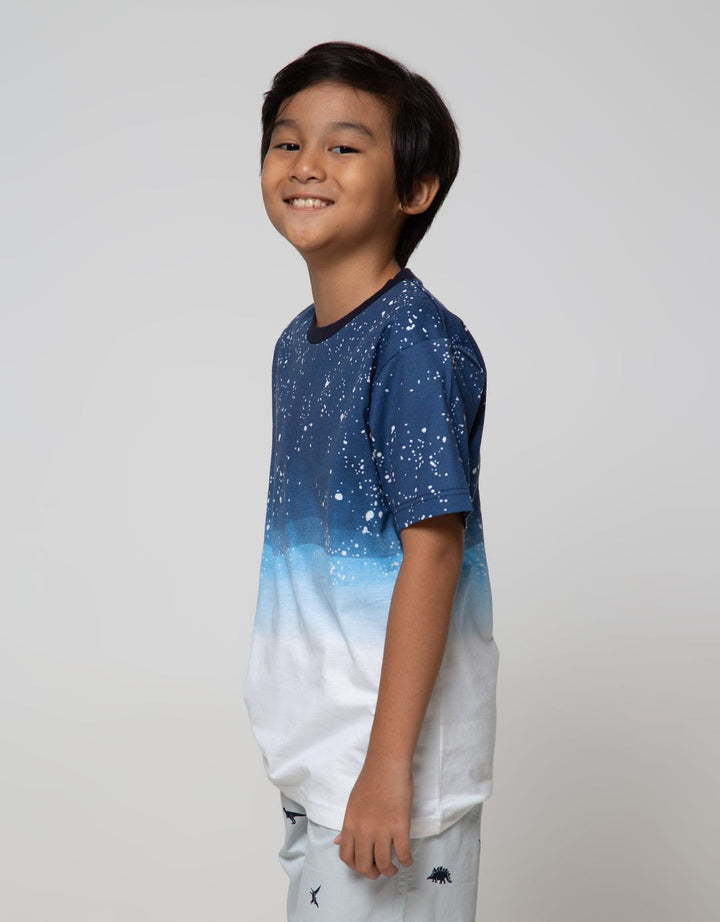 SS TSHIRT SPALSH GRA