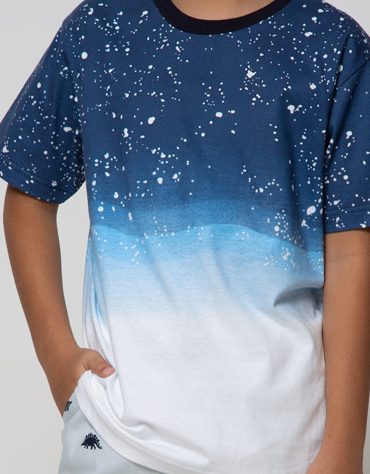 SS TSHIRT SPALSH GRA