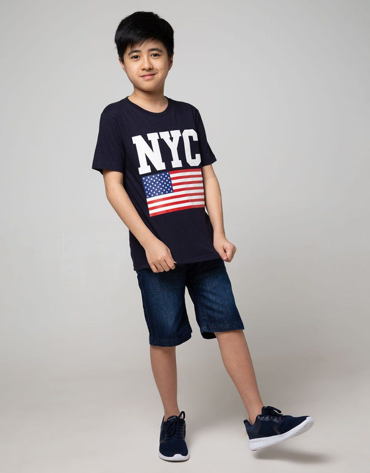 SS TSHIRT NYC FLAG T