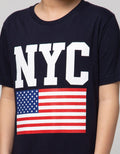 SS TSHIRT NYC FLAG T