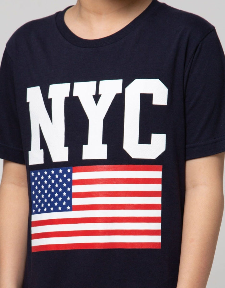 SS TSHIRT NYC FLAG T