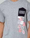 T Zone Short Sleeve T-Shirt Card Pocket Winning Hand