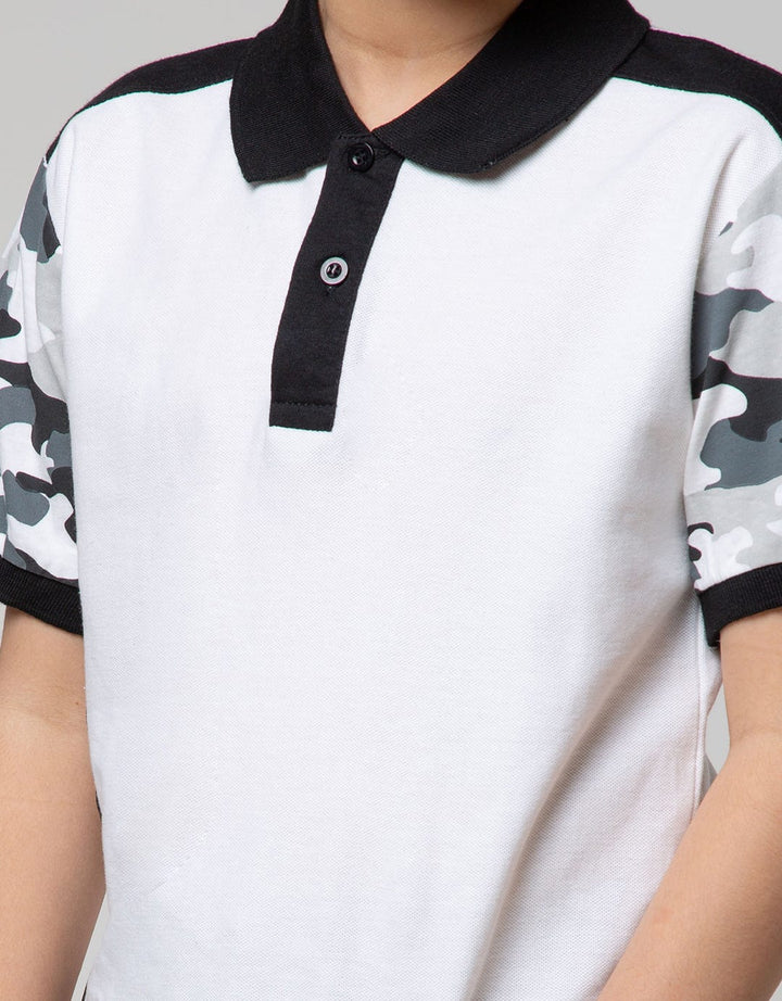 SS TSHIRT POLO CAMO